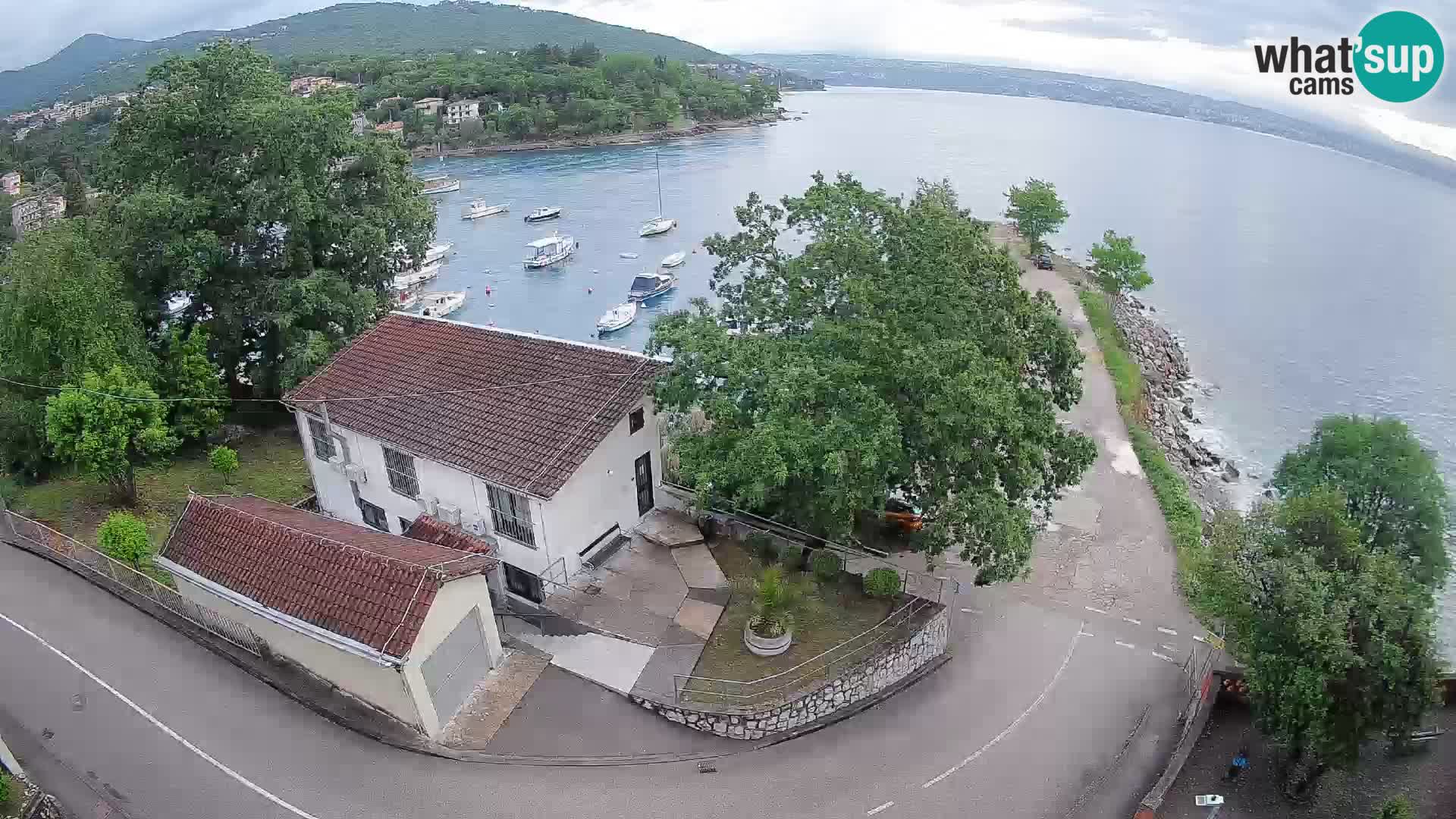 Webcam Ika Hafen – LIVE Blick auf den Hafen und die Lichter von Opatija