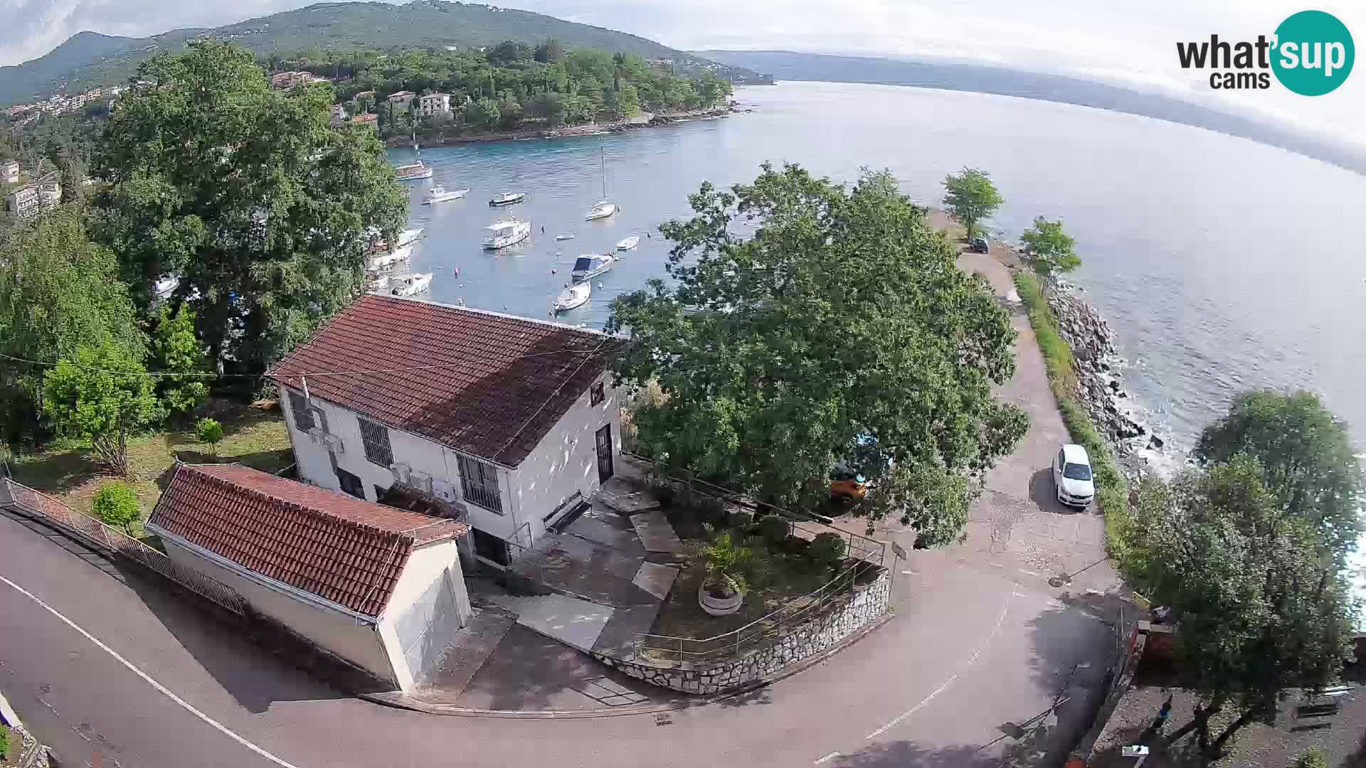 Webcam Ika Hafen – LIVE Blick auf den Hafen und die Lichter von Opatija
