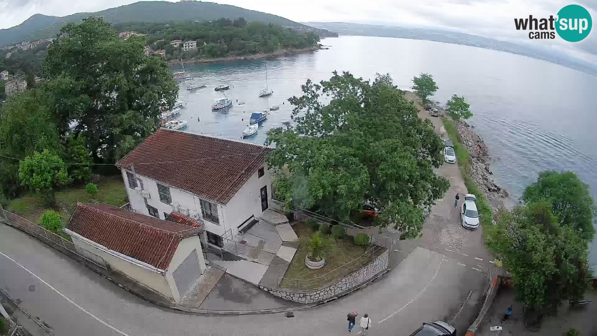 Webcam Ika Hafen – LIVE Blick auf den Hafen und die Lichter von Opatija