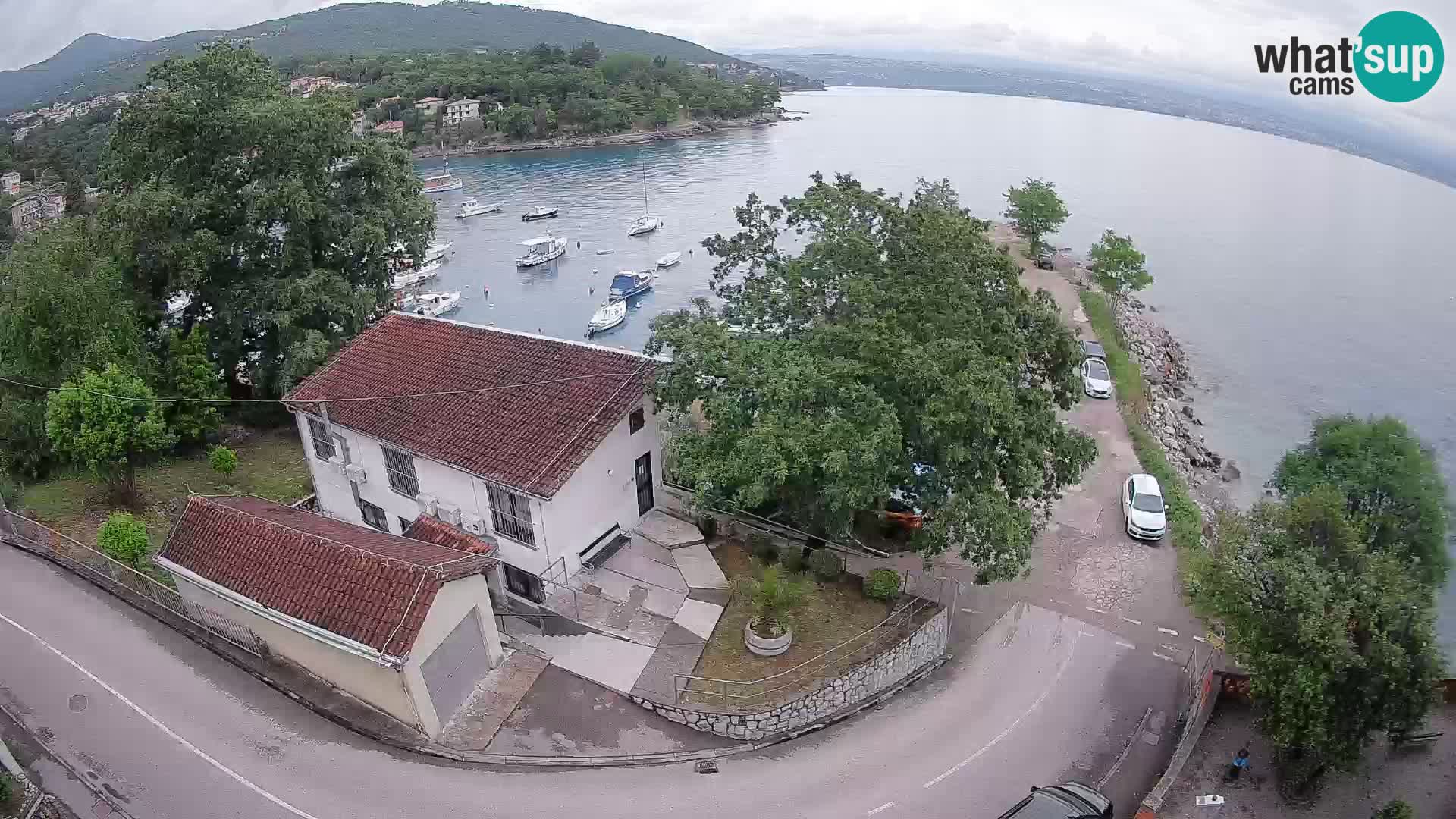Webcam Ika Hafen – LIVE Blick auf den Hafen und die Lichter von Opatija