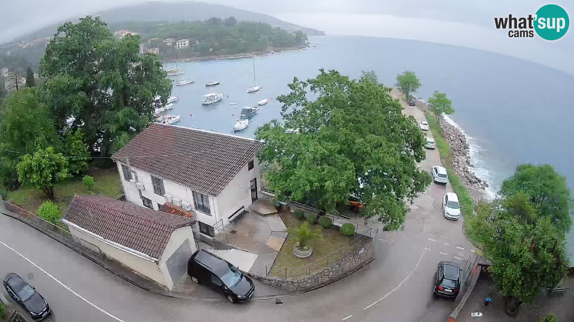 Webcam porto Ika – Vista LIVE sul porto e le luci di Opatija
