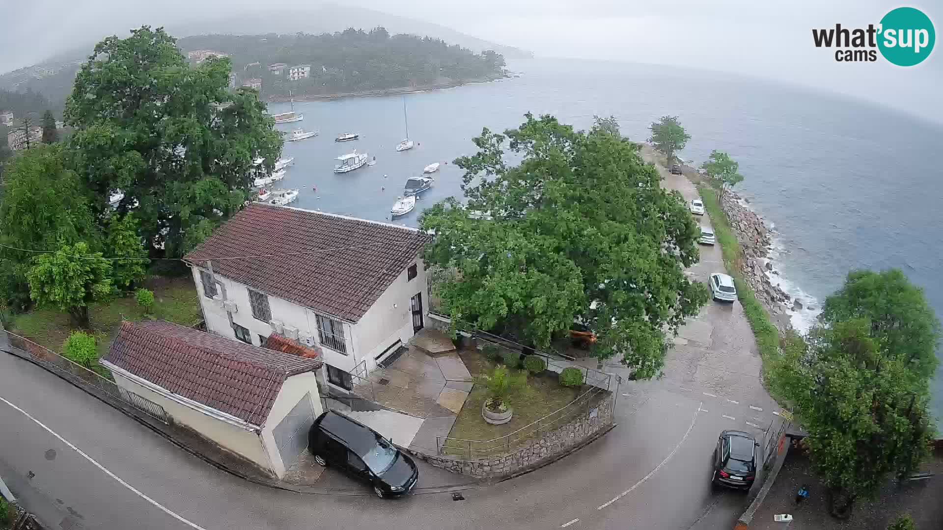 Webcam Ika Hafen – LIVE Blick auf den Hafen und die Lichter von Opatija