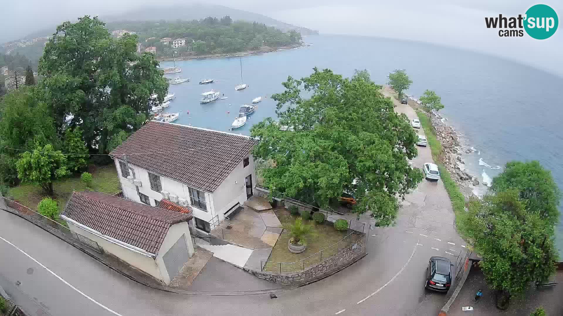 Webcam Ika Hafen – LIVE Blick auf den Hafen und die Lichter von Opatija