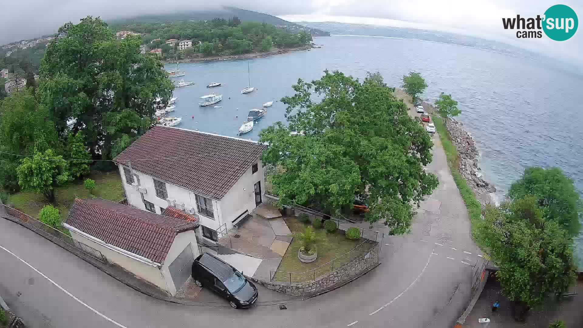 Webcam Ika Hafen – LIVE Blick auf den Hafen und die Lichter von Opatija