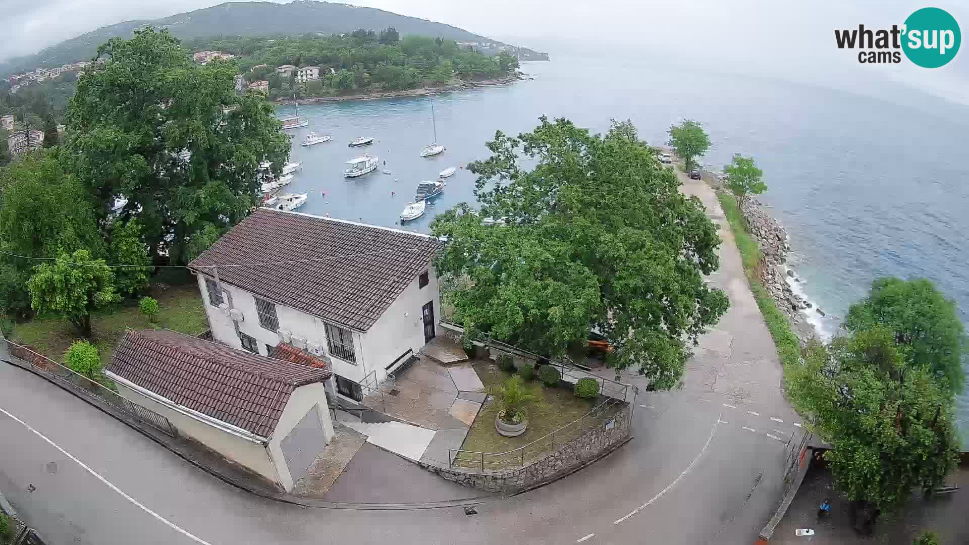 Webcam Ika Hafen – LIVE Blick auf den Hafen und die Lichter von Opatija