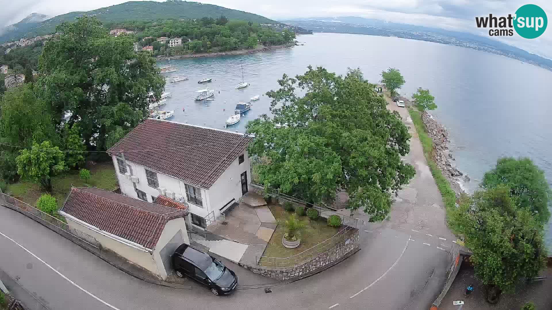 Webcam Ika Hafen – LIVE Blick auf den Hafen und die Lichter von Opatija
