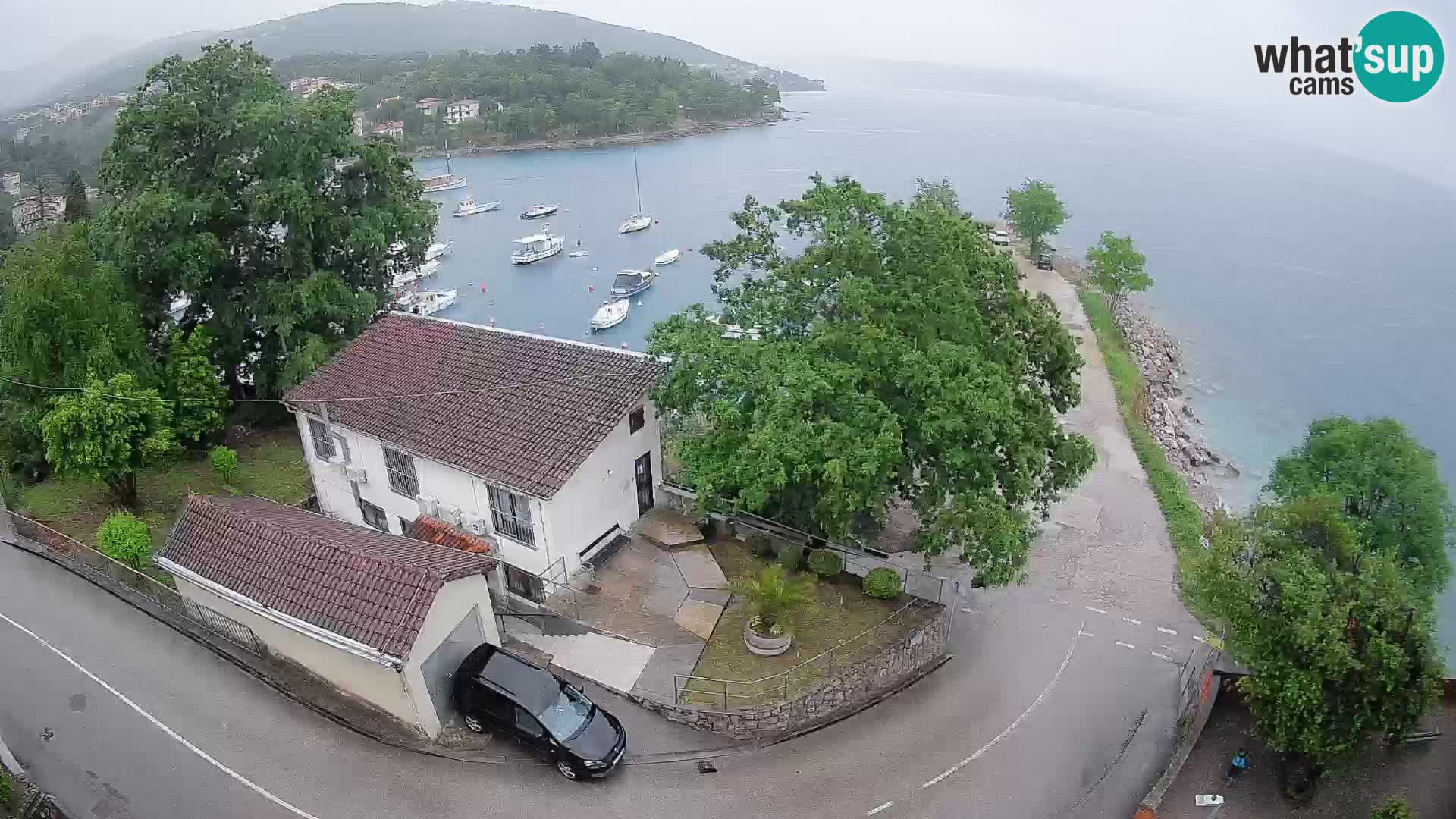 Webcam Ika Hafen – LIVE Blick auf den Hafen und die Lichter von Opatija