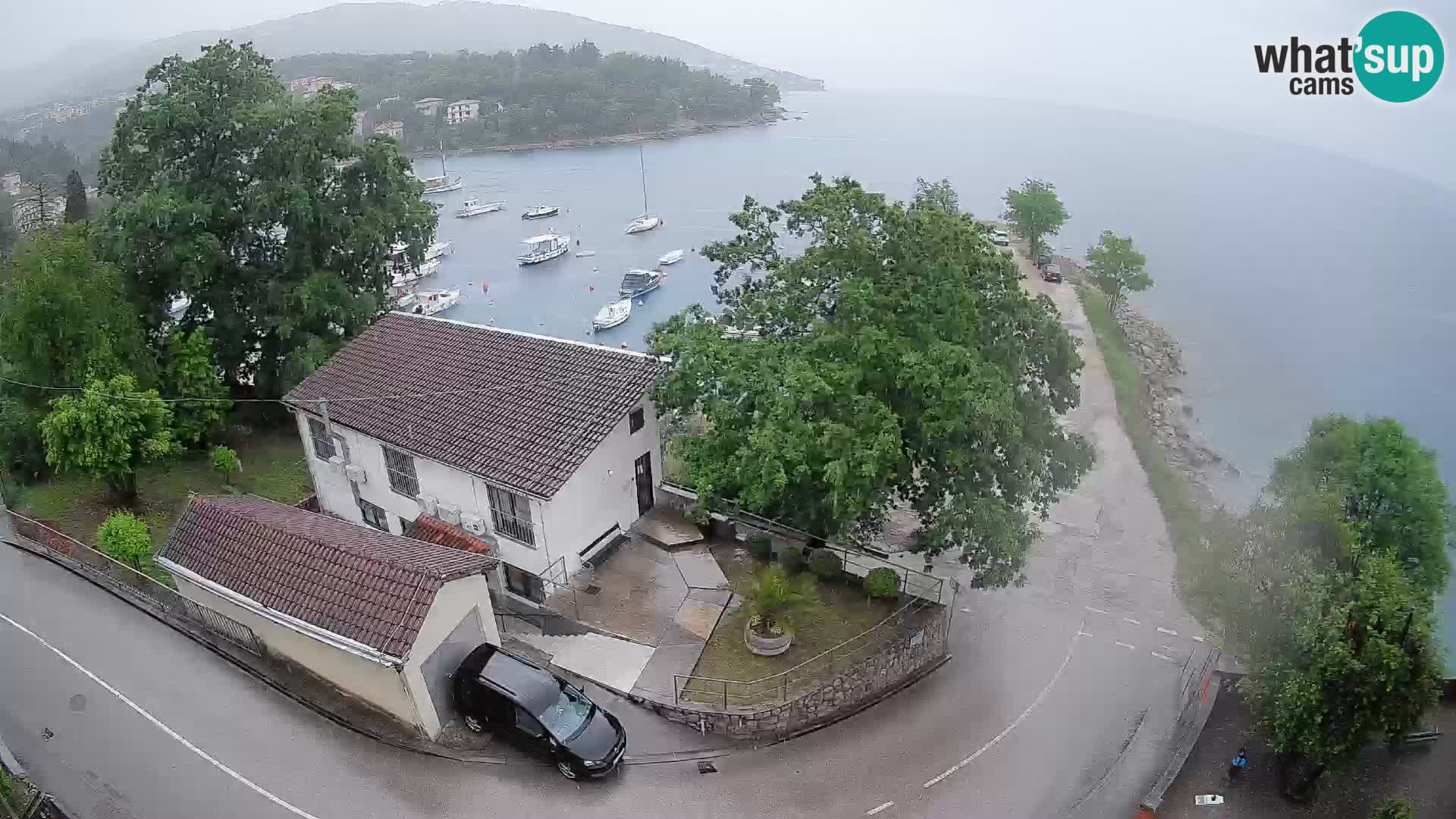 Webcam porto Ika – Vista LIVE sul porto e le luci di Opatija