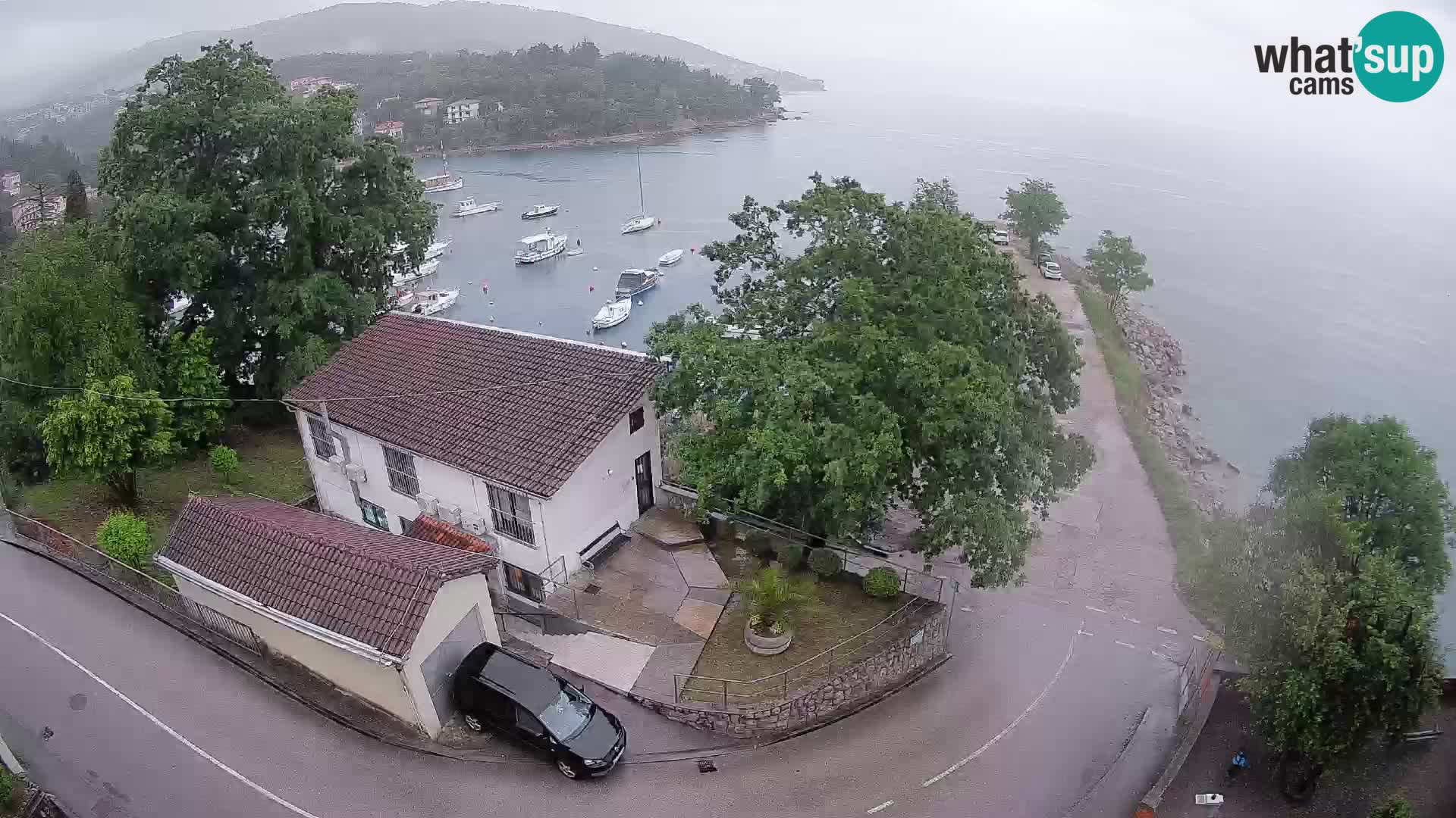 Webcam porto Ika – Vista LIVE sul porto e le luci di Opatija