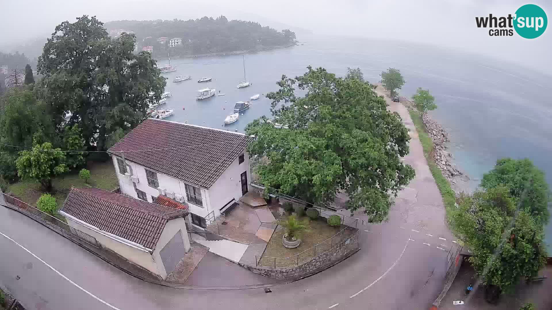 Ika Harbor Webcam – LIVE View of the Harbor and Opatija Lights