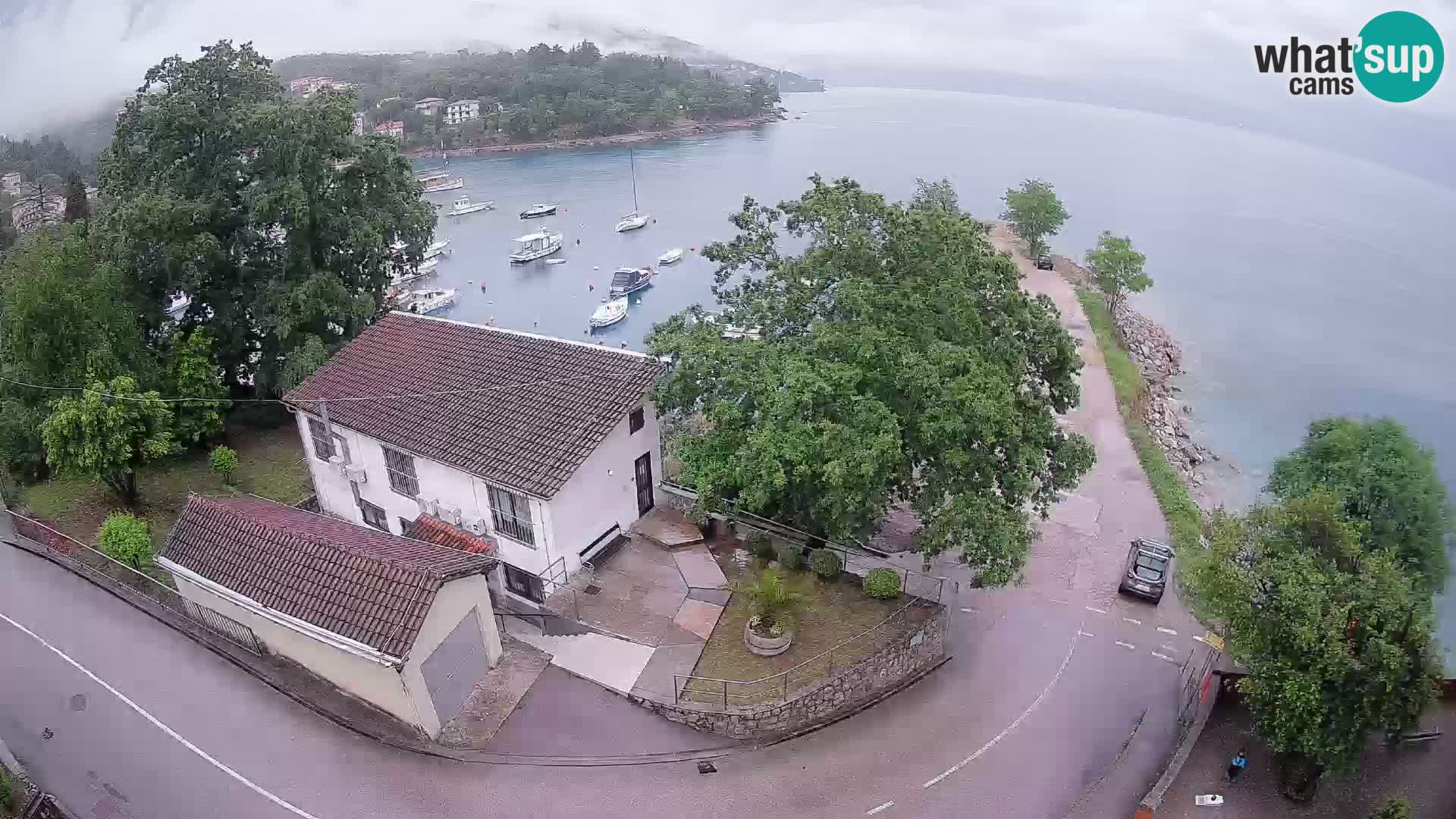Webcam Ika Hafen – LIVE Blick auf den Hafen und die Lichter von Opatija