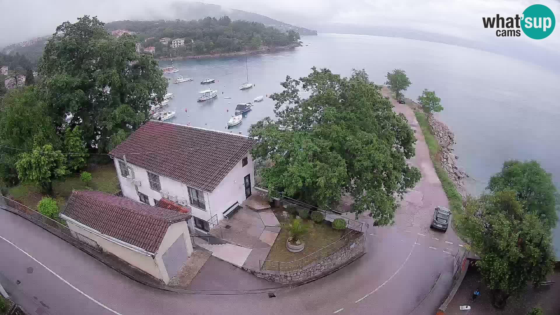 Ika Harbor Webcam – LIVE View of the Harbor and Opatija Lights