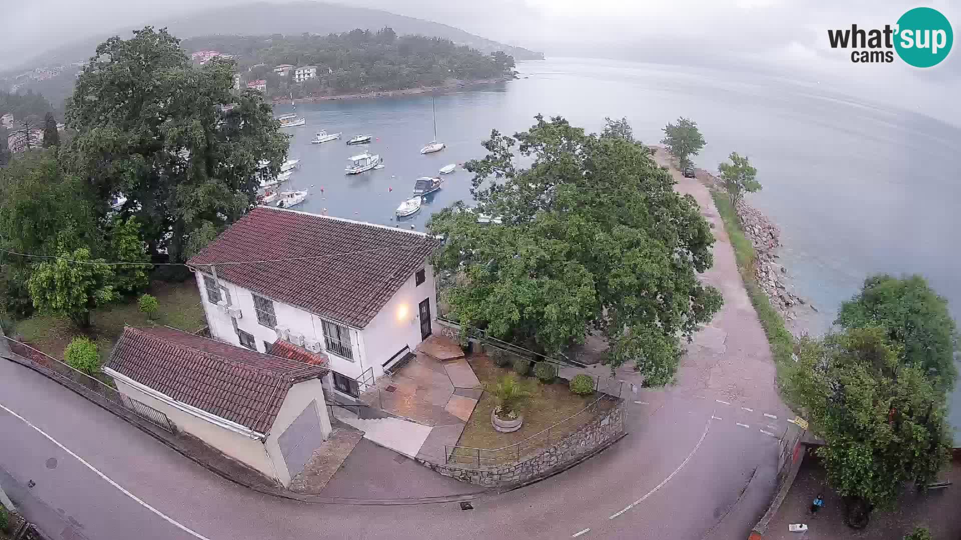 Webcam Ika Hafen – LIVE Blick auf den Hafen und die Lichter von Opatija