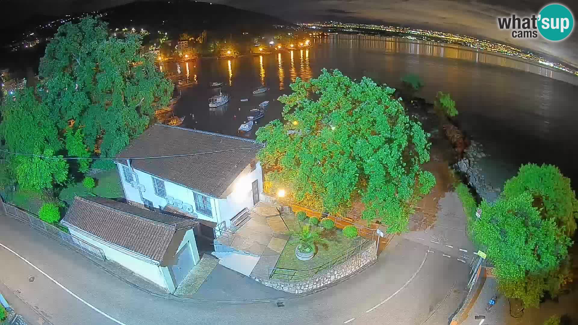 Webcam port d’Ika – Vue en direct et lumières d’Opatija
