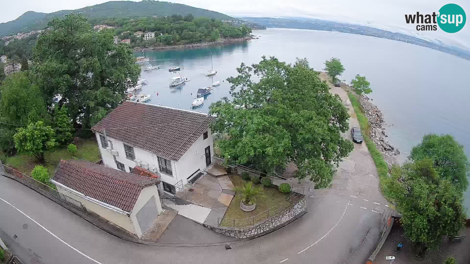 Webcam Ika Hafen – LIVE Blick auf den Hafen und die Lichter von Opatija