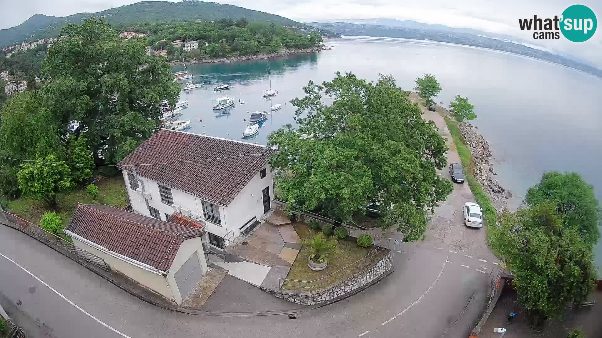 Webcam Ika Hafen – LIVE Blick auf den Hafen und die Lichter von Opatija