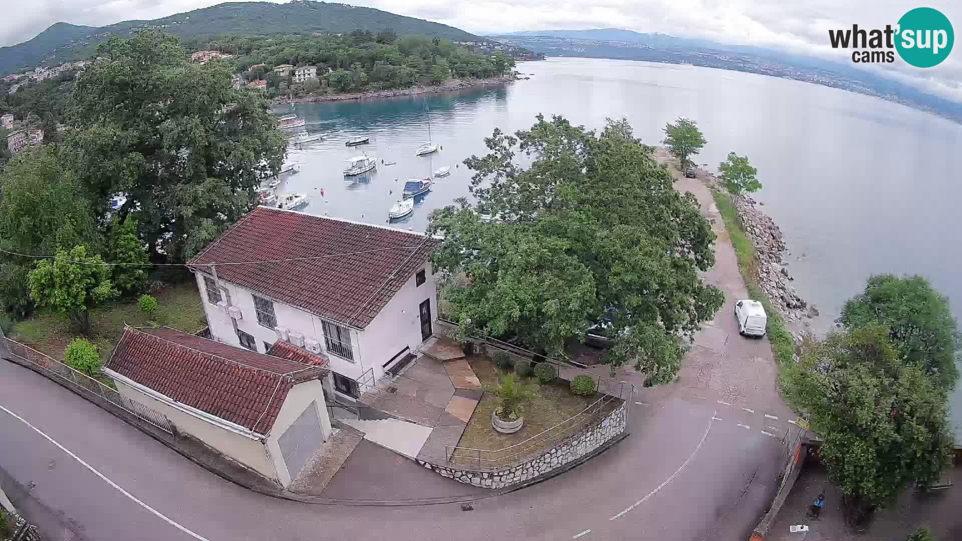 Webcam Ika Hafen – LIVE Blick auf den Hafen und die Lichter von Opatija