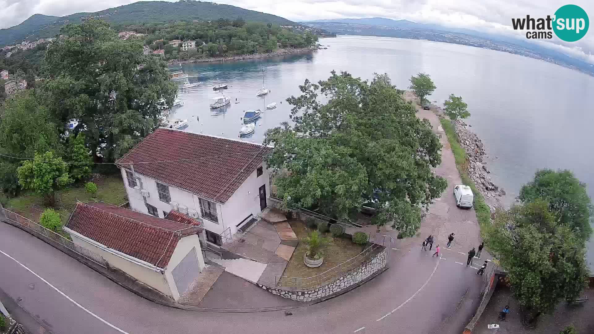 Webcam Ika Hafen – LIVE Blick auf den Hafen und die Lichter von Opatija