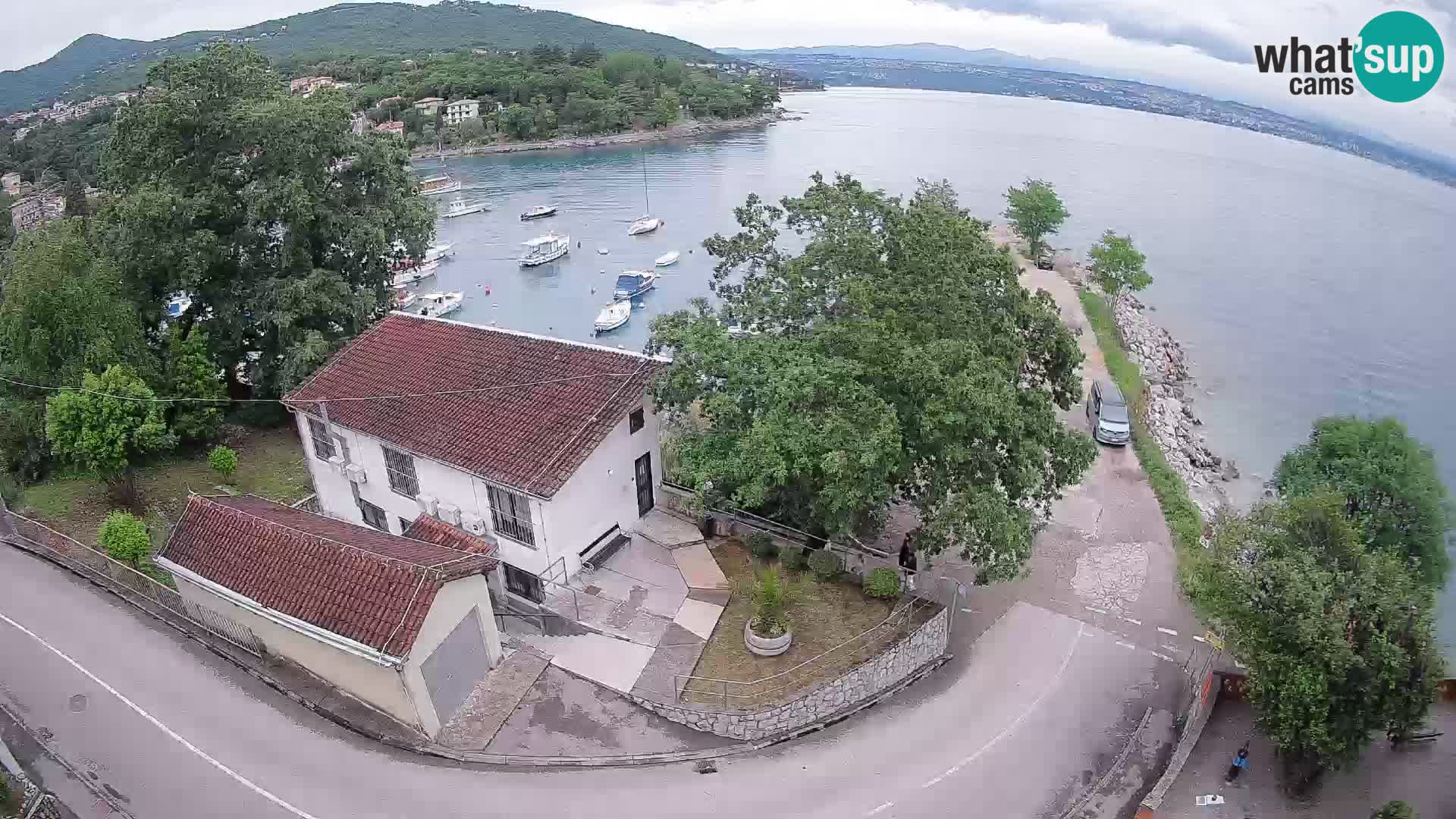Webcam port d’Ika – Vue en direct et lumières d’Opatija