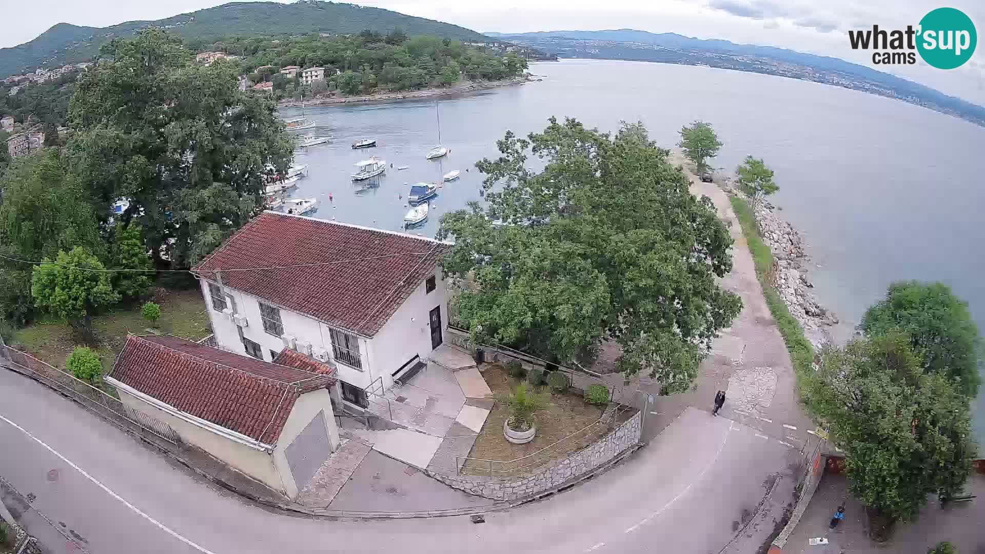 Webcam Ika Hafen – LIVE Blick auf den Hafen und die Lichter von Opatija