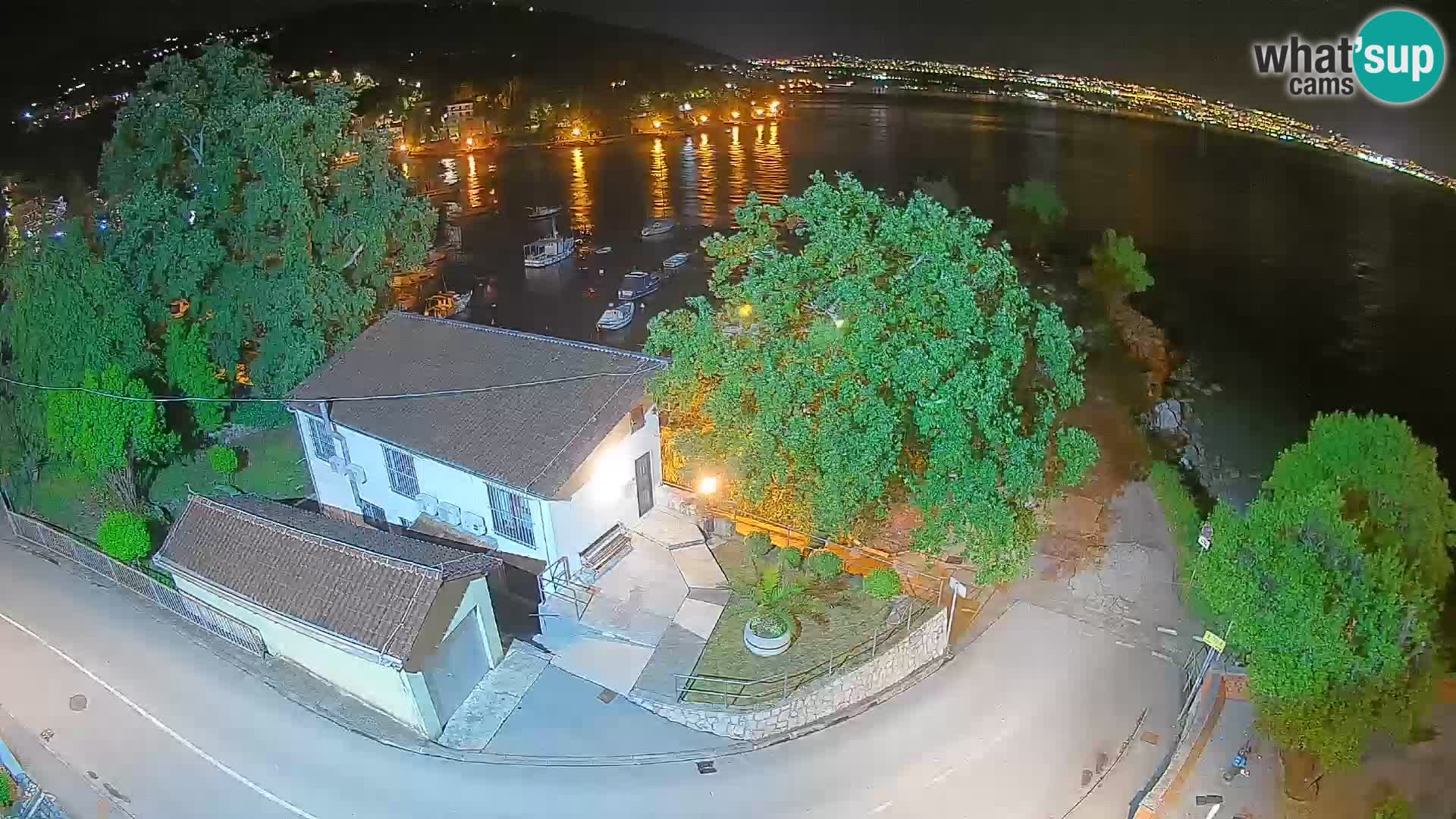Webcam Ika Hafen – LIVE Blick auf den Hafen und die Lichter von Opatija