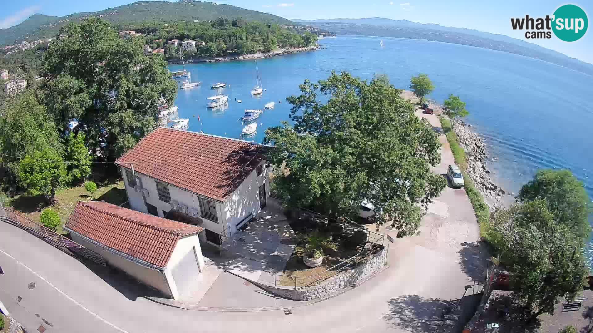 Webcam Ika Hafen – LIVE Blick auf den Hafen und die Lichter von Opatija