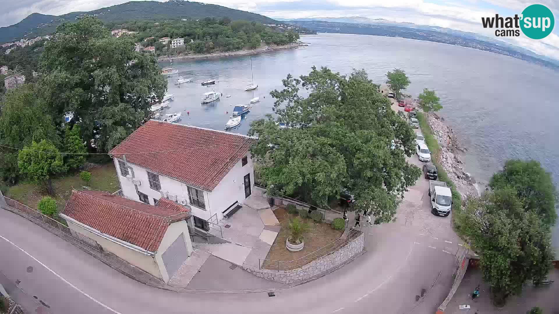 Webcam Ika Hafen – LIVE Blick auf den Hafen und die Lichter von Opatija