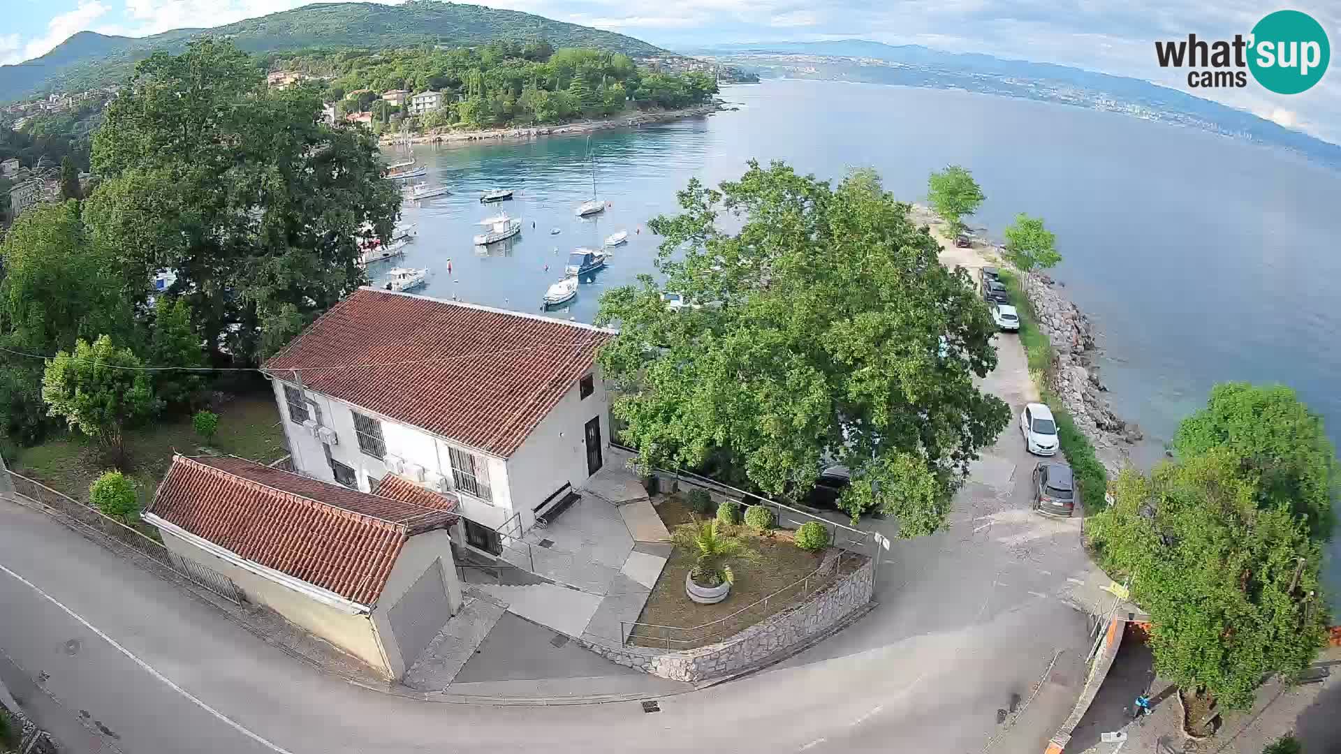 Webcam Ika Hafen – LIVE Blick auf den Hafen und die Lichter von Opatija