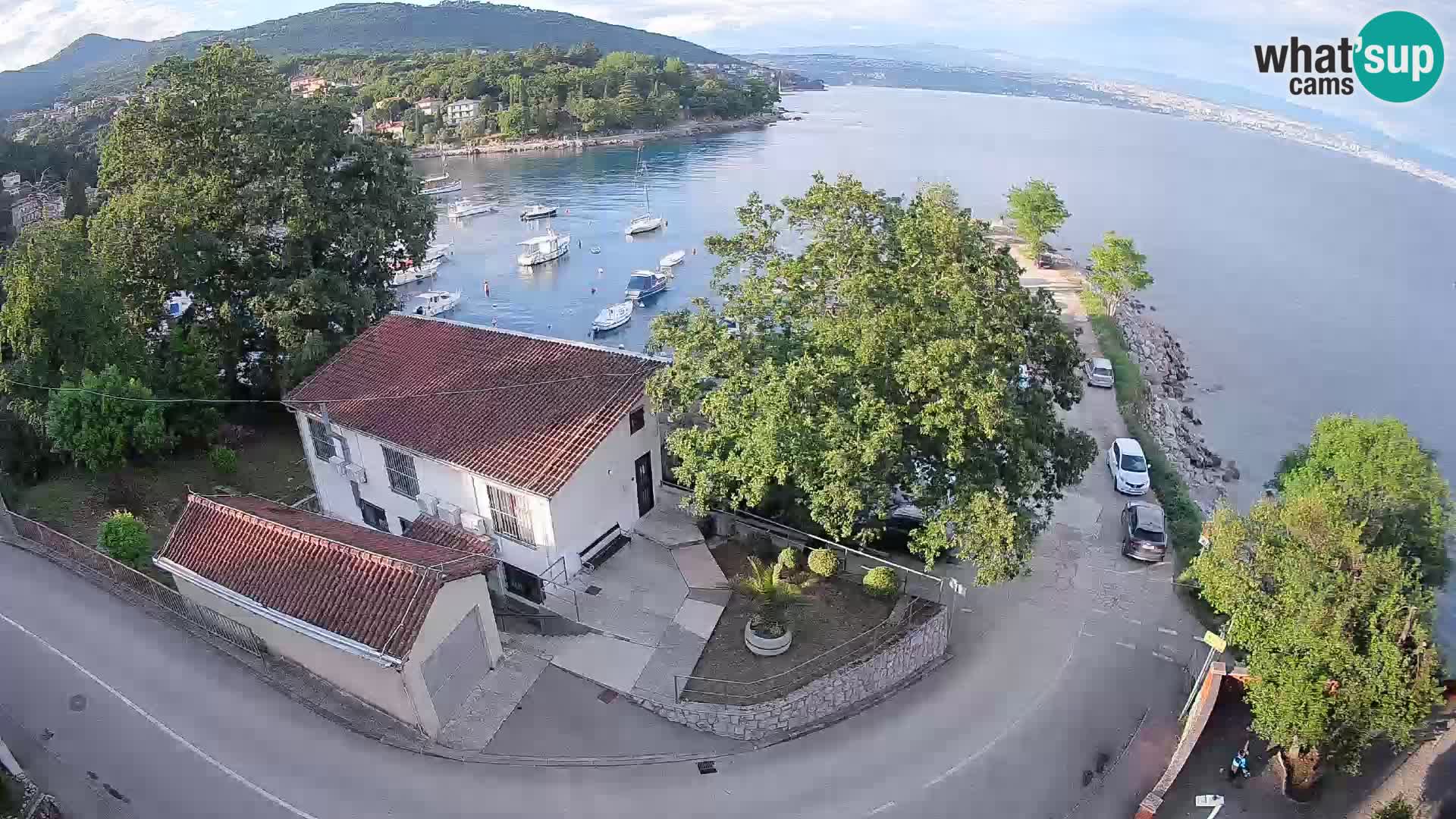 Webcam Ika Hafen – LIVE Blick auf den Hafen und die Lichter von Opatija