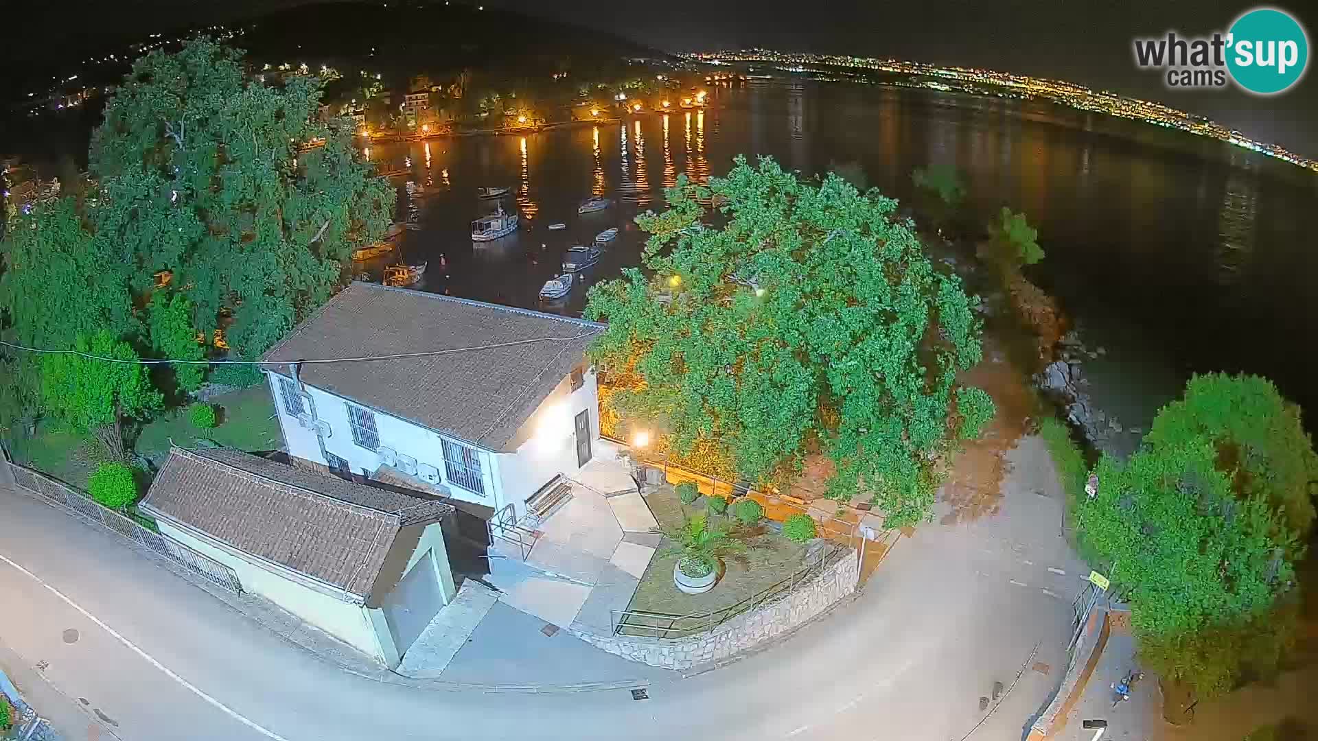 Webcam Ika Hafen – LIVE Blick auf den Hafen und die Lichter von Opatija