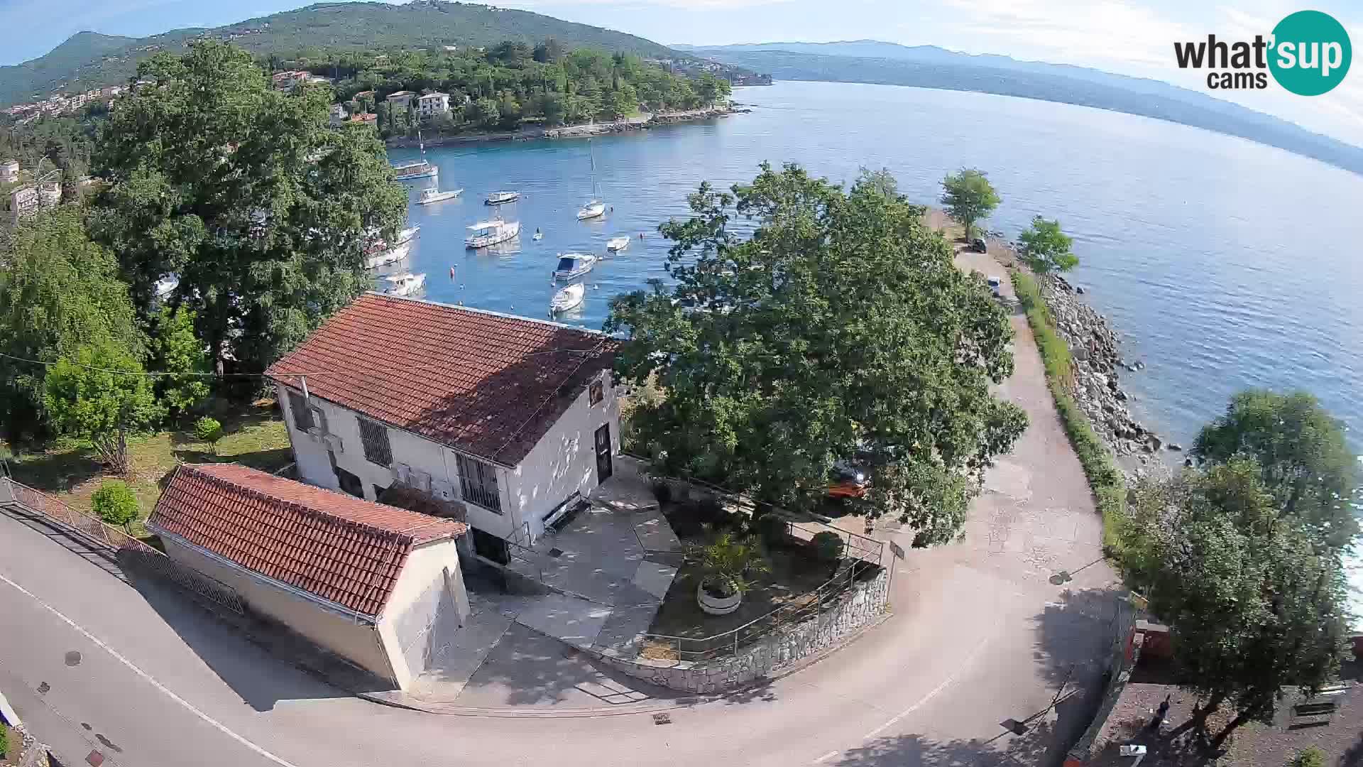 Webcam Ika Hafen – LIVE Blick auf den Hafen und die Lichter von Opatija
