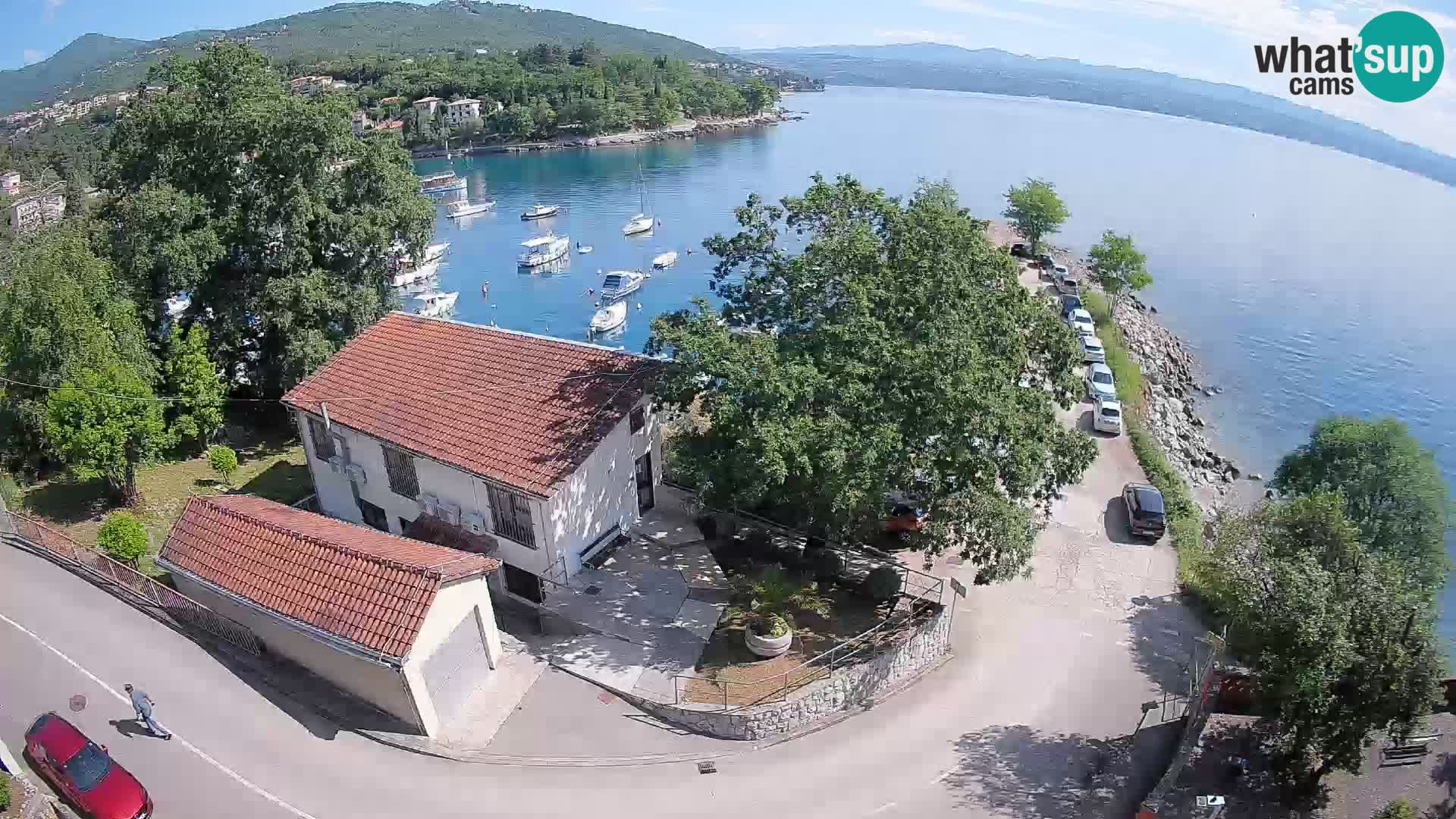 Ika Harbor Webcam – LIVE View of the Harbor and Opatija Lights