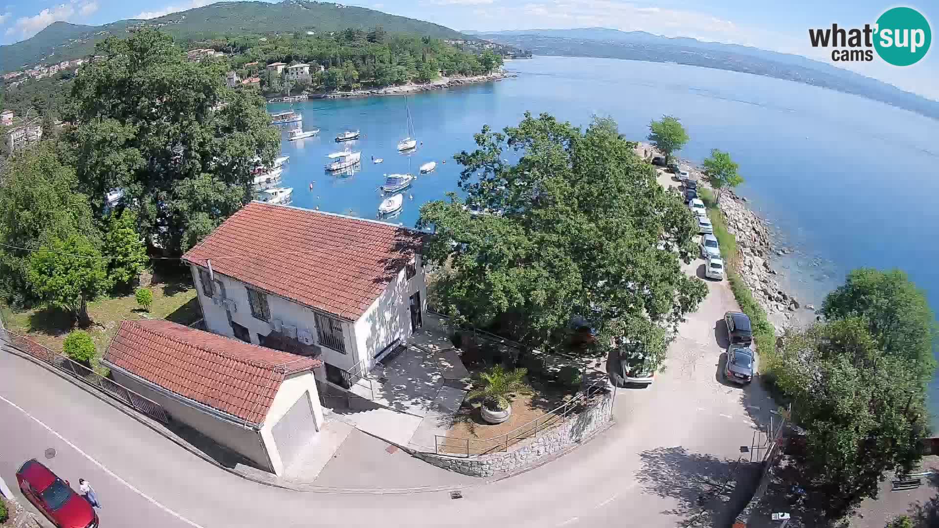 Webcam port d’Ika – Vue en direct et lumières d’Opatija