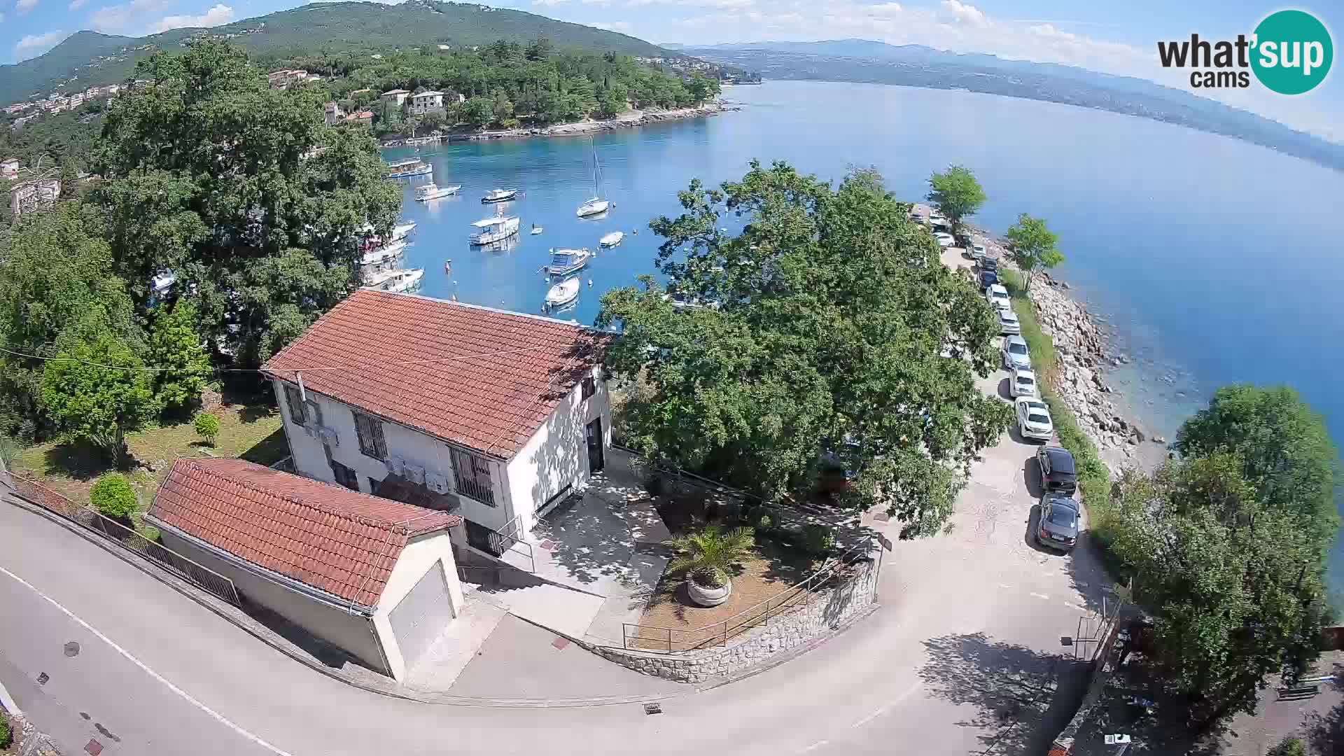 Ika Harbor Webcam – LIVE View of the Harbor and Opatija Lights