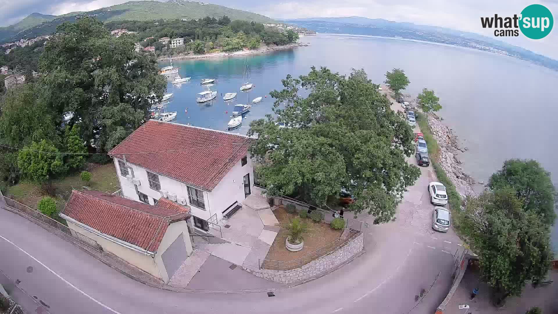 Webcam porto Ika – Vista LIVE sul porto e le luci di Opatija