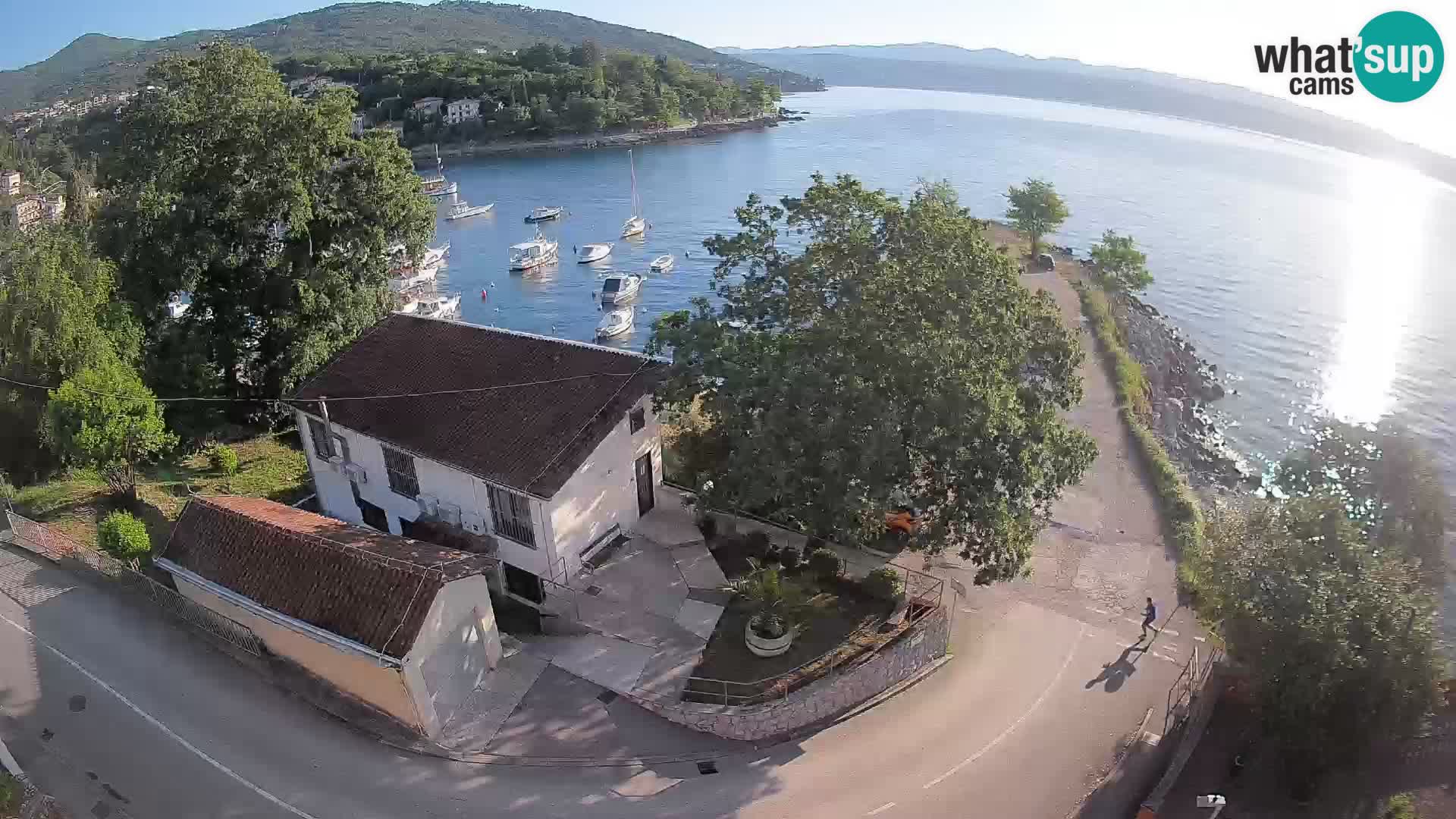 Webcam port d’Ika – Vue en direct et lumières d’Opatija