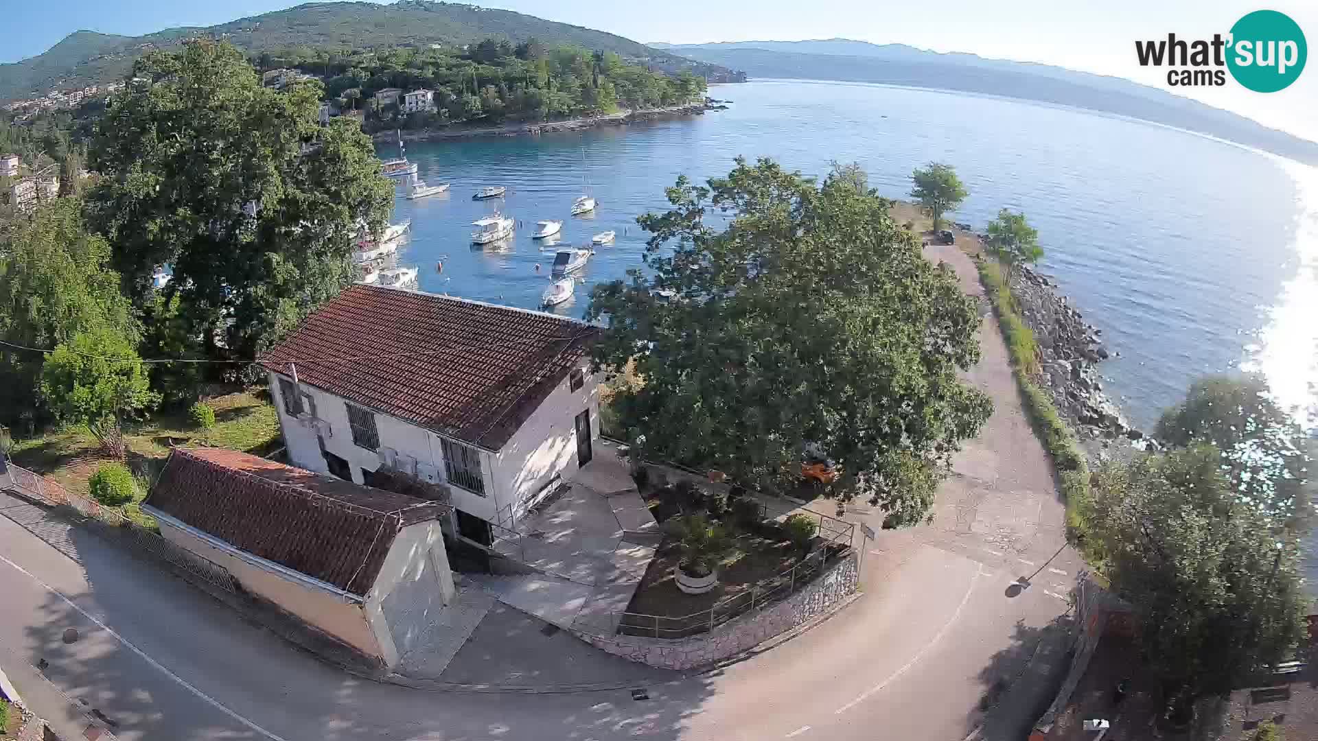 Ika Harbor Webcam – LIVE View of the Harbor and Opatija Lights