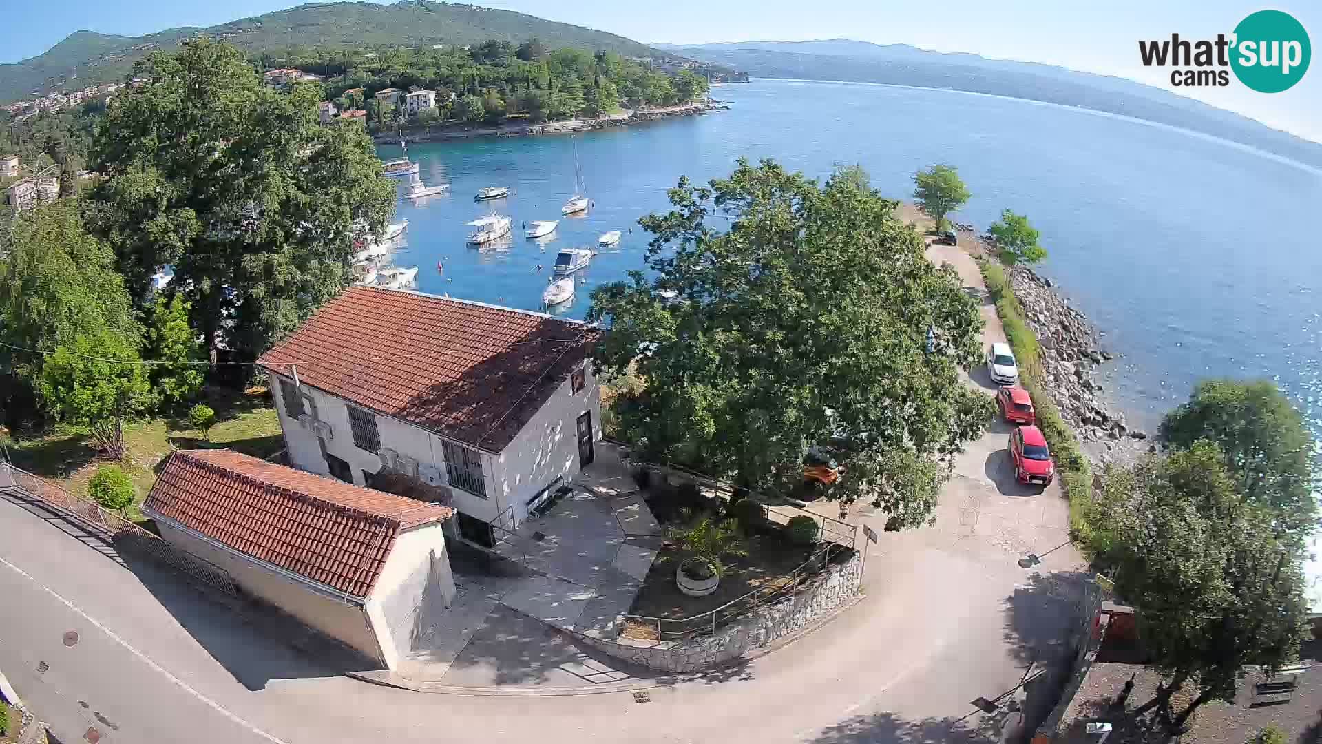 Webcam port d’Ika – Vue en direct et lumières d’Opatija