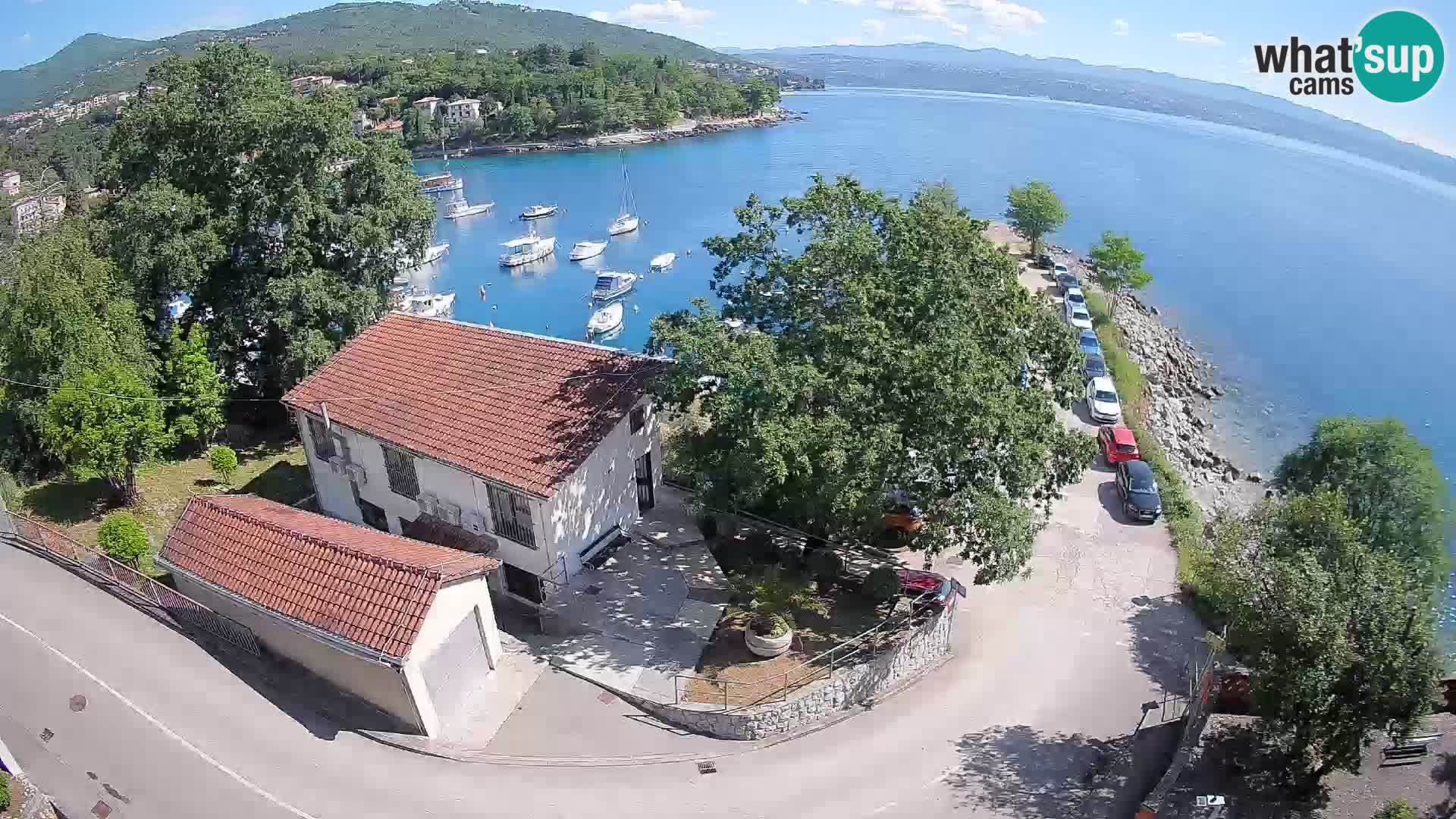 Ika Harbor Webcam – LIVE View of the Harbor and Opatija Lights
