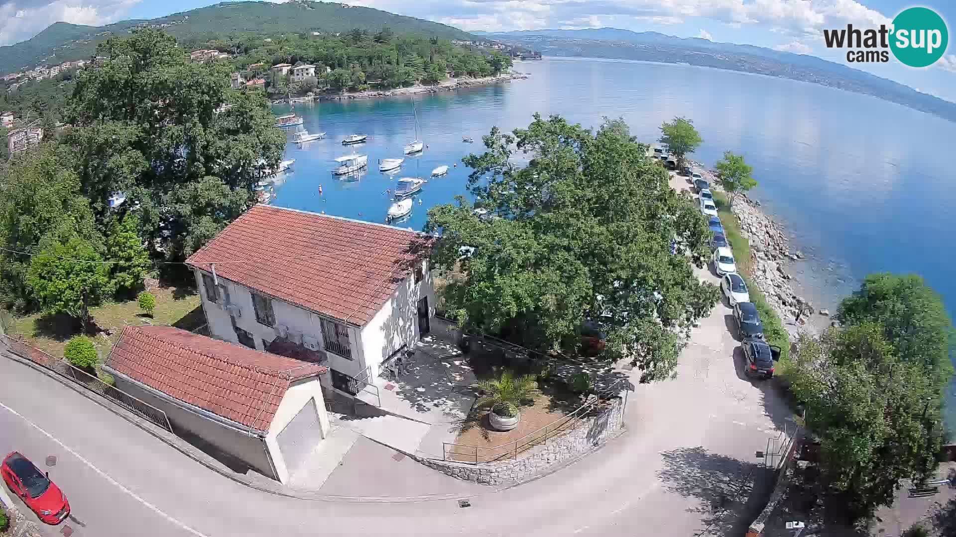 Ika Harbor Webcam – LIVE View of the Harbor and Opatija Lights