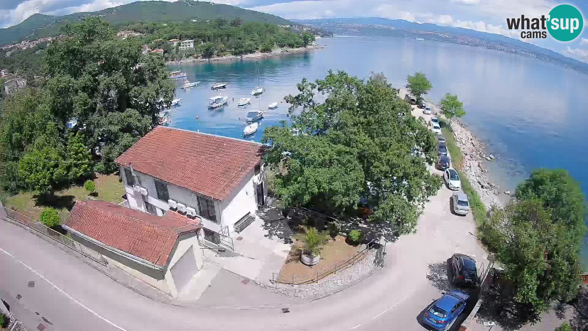 Webcam port d’Ika – Vue en direct et lumières d’Opatija