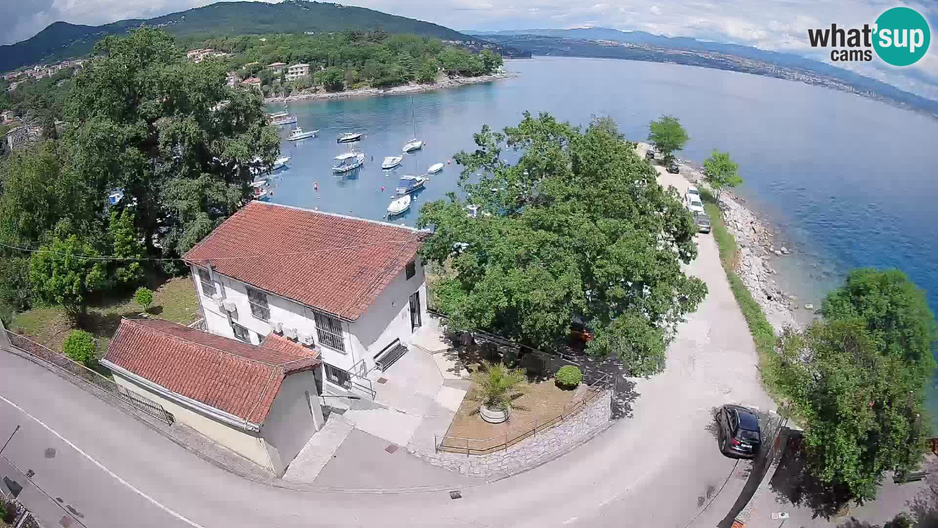 Webcam Ika Hafen – LIVE Blick auf den Hafen und die Lichter von Opatija