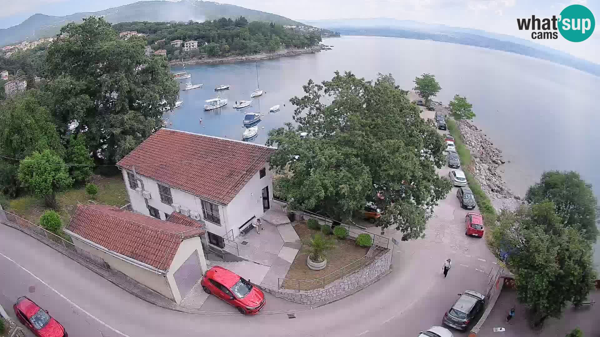 Webcam porto Ika – Vista LIVE sul porto e le luci di Opatija