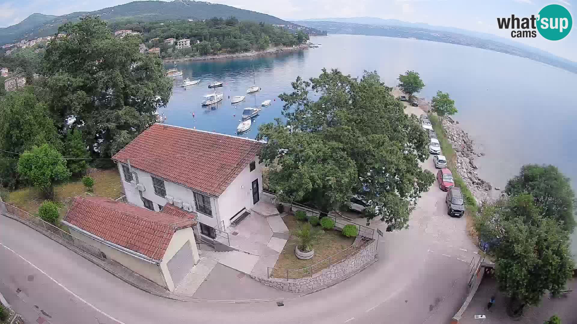 Webcam porto Ika – Vista LIVE sul porto e le luci di Opatija