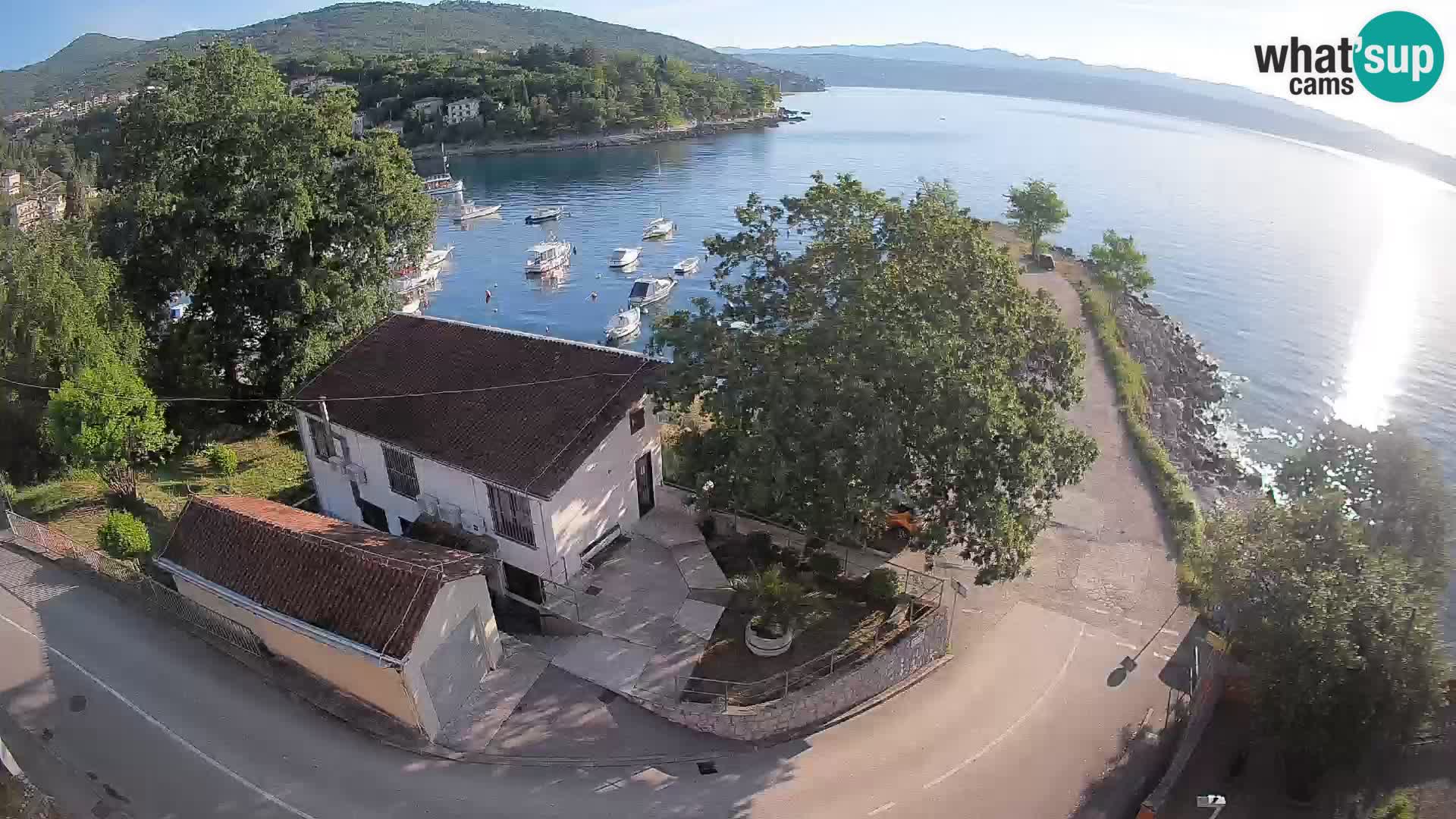 Webcam Ika Hafen – LIVE Blick auf den Hafen und die Lichter von Opatija