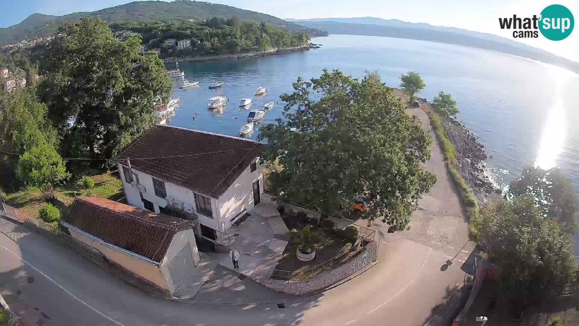 Webcam Ika Hafen – LIVE Blick auf den Hafen und die Lichter von Opatija