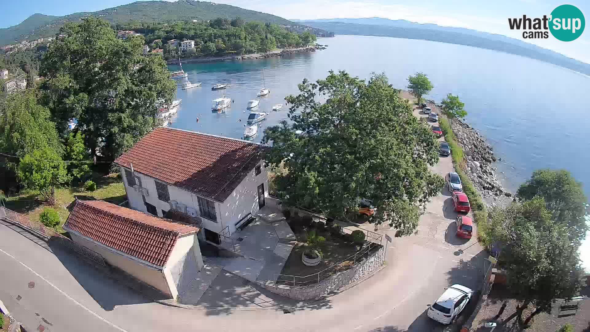 Webcam porto Ika – Vista LIVE sul porto e le luci di Opatija