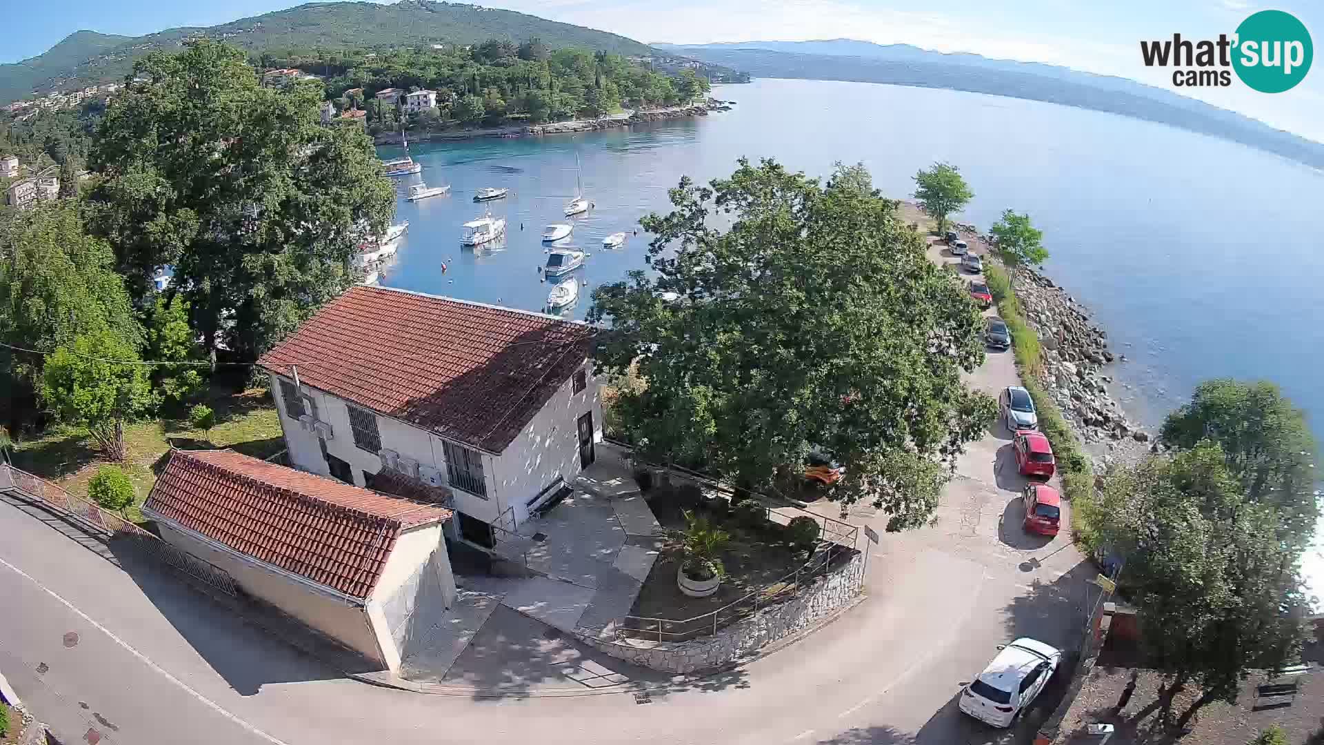 Ika Harbor Webcam – LIVE View of the Harbor and Opatija Lights