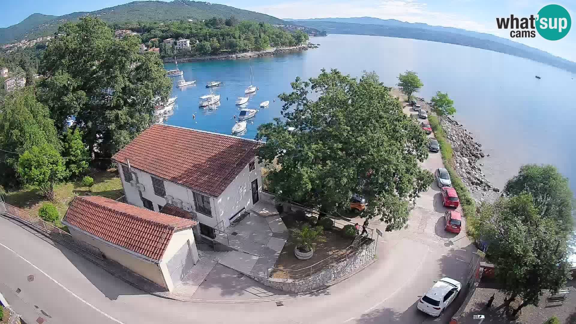 Ika Harbor Webcam – LIVE View of the Harbor and Opatija Lights