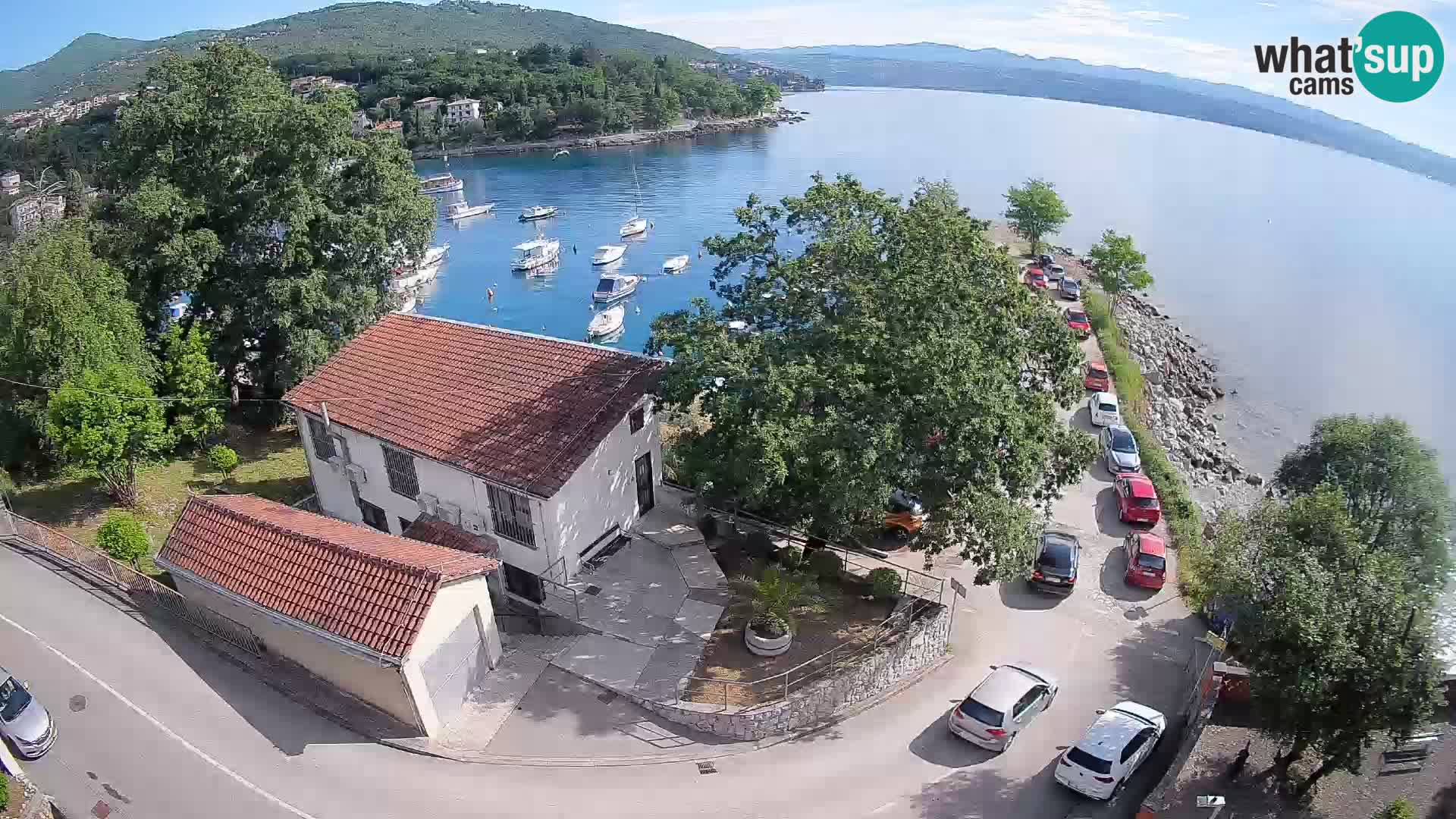 Webcam porto Ika – Vista LIVE sul porto e le luci di Opatija